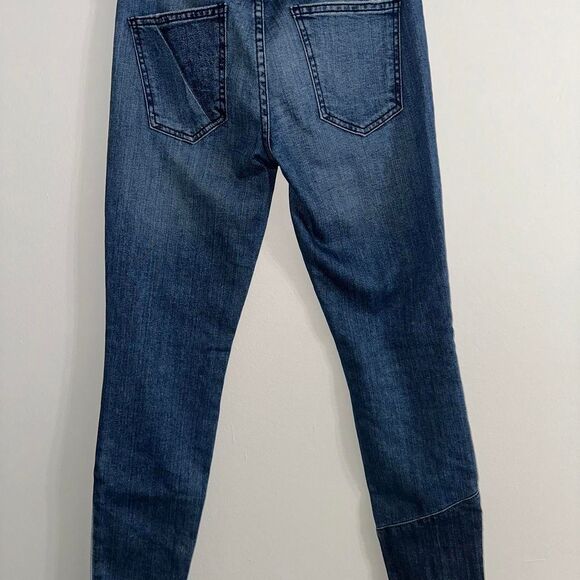 Current-elliott Women's Blue and Navy Jeans - Picture 3 of 4